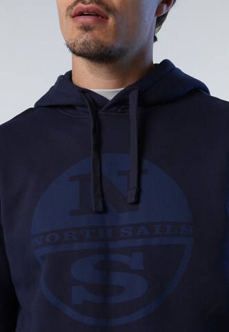 North Sails Kapuzensweatshirt in Blau