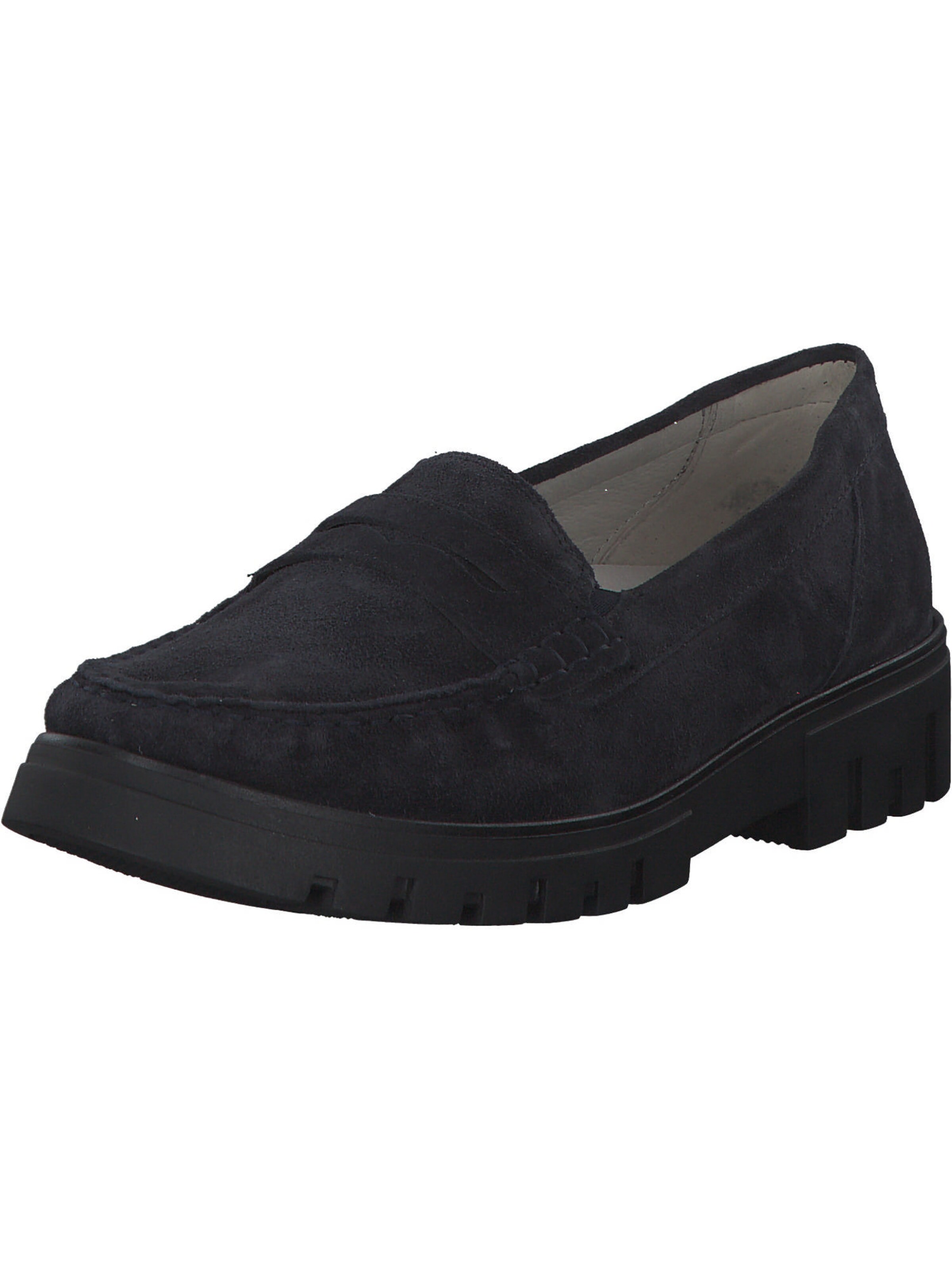 WALDLÄUFER Mocassins 'Serena 723502' in Blauw: voorkant