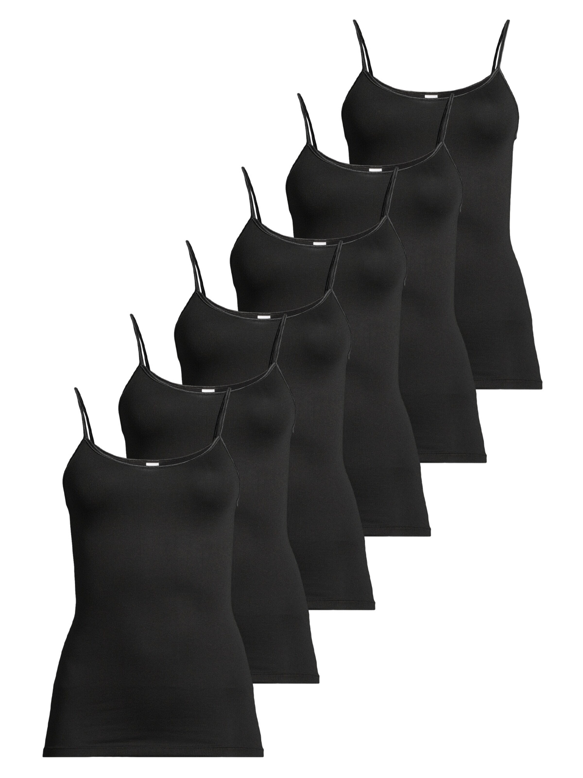 CON-TA Undershirt 'Modal' in Black: front