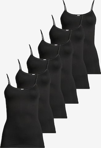 CON-TA Undershirt 'Modal' in Black: front