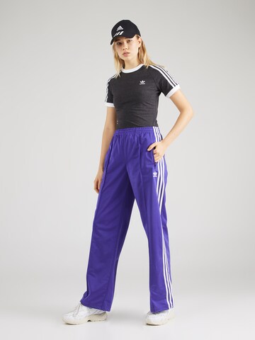 ADIDAS ORIGINALS Wide Leg Hose 'Firebird' in Lila