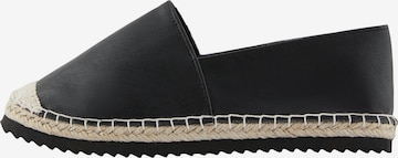 PIECES Espadrilles 'Lanny' in Schwarz: predná strana