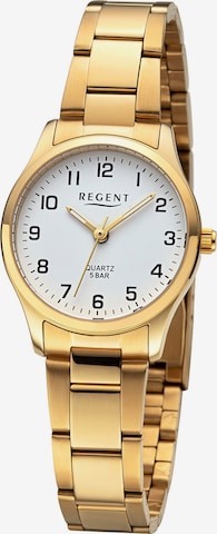 REGENT Analog Watch in Gold: front