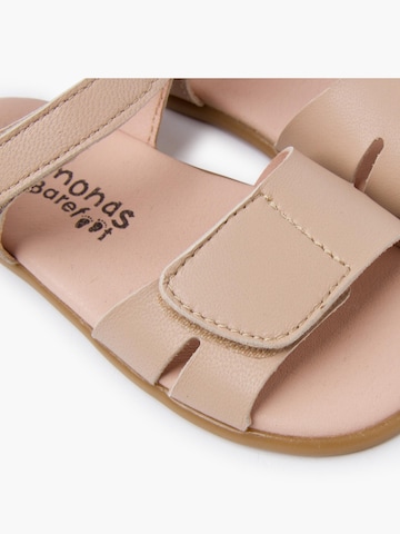 Sandales Pisamonas en beige