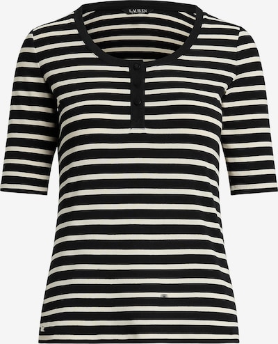 Marškinėliai iš Lauren Ralph Lauren, spalva – kremo / juoda, Prekių apžvalga