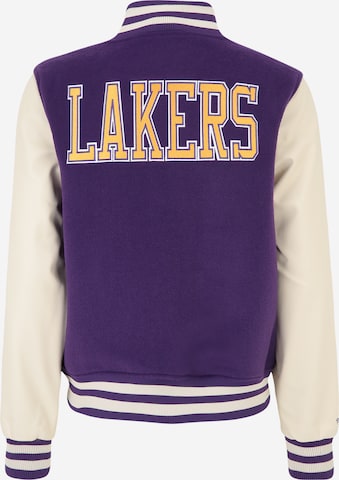 Mitchell & Ness Jacke  'LA LAKERS' in Lila