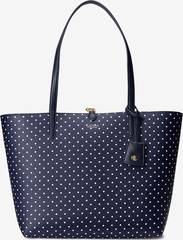 Shopper di Lauren Ralph Lauren in blu: frontale