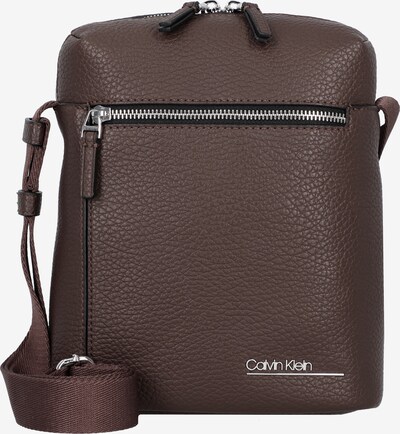Calvin Klein Schoudertas 'Reporter' in de kleur Donkerbruin / Zwart, Productweergave