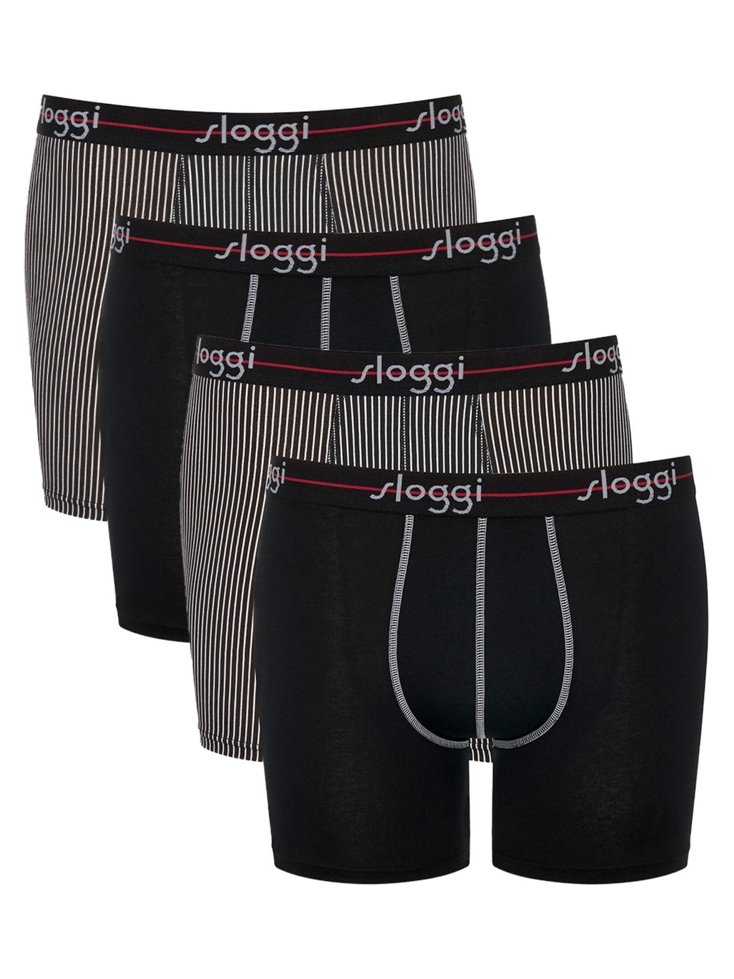 SLOGGI Boxer shorts 'Start' in Red: front