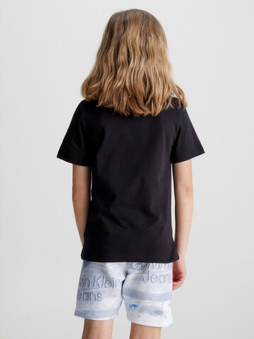 T-Shirt 'Glow In The Dark' Calvin Klein Jeans en noir