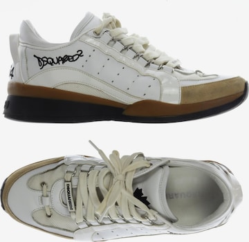 DSQUARED2 Sneaker 40 in Weiß: Vorderseite