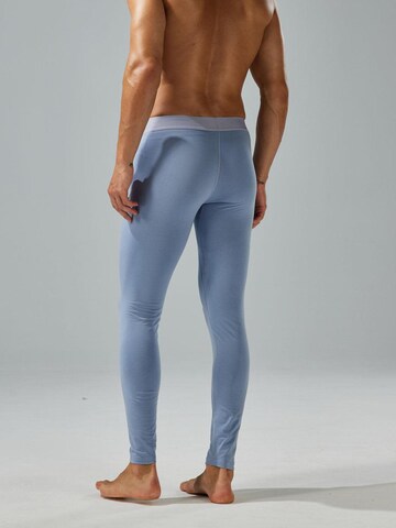 SEOBEAN Long Johns 'Classic Solid Long John Home Long Pant' in Blue: front