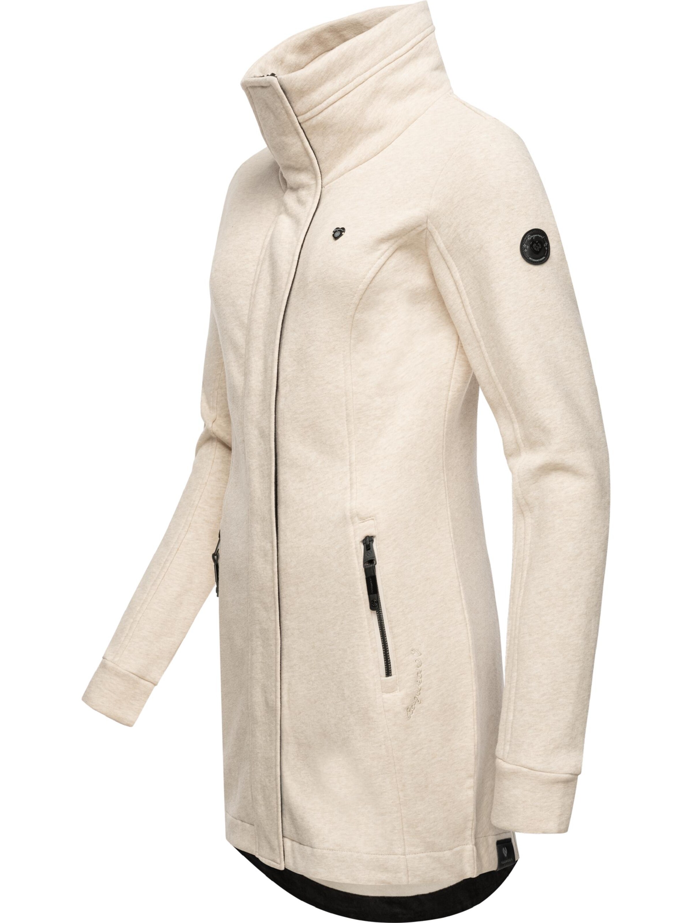 Ragwear Zip-Up Hoodie 'Letrice' in Beige