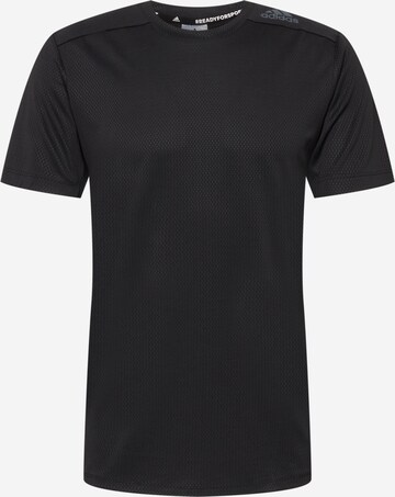 T-Shirt fonctionnel ADIDAS SPORTSWEAR en noir : devant