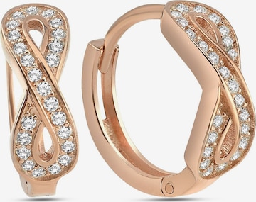 Boucles d'oreilles Dkeniz en rouge : devant