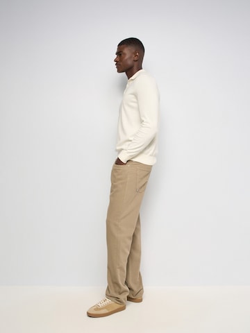 Salsa Jeans Regular ChinoHosen Straight in Weiß
