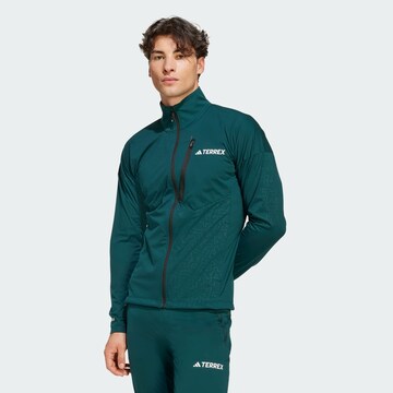 Veste de sport 'Xperior' ADIDAS TERREX en vert : devant