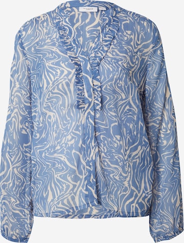 SAINT TROPEZ Blouse 'Valerie' in Blue: front