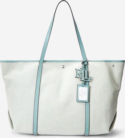 Lauren Ralph Lauren Shopper 'EMERIE' in de kleur Cyaan blauw / Wit, Productweergave