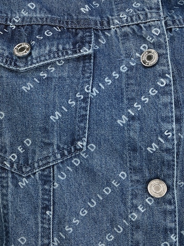 Missguided Tall Prehodna jakna | modra barva
