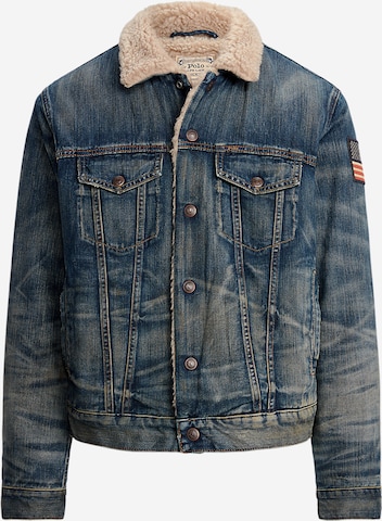 mėlyna Polo Ralph Lauren Demisezoninė striukė: priekis