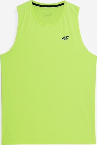 4FTehnička sportska majica - žuta boja: prednji dio