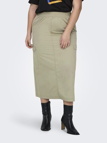 ONLY Carmakoma Skirt in Green: front