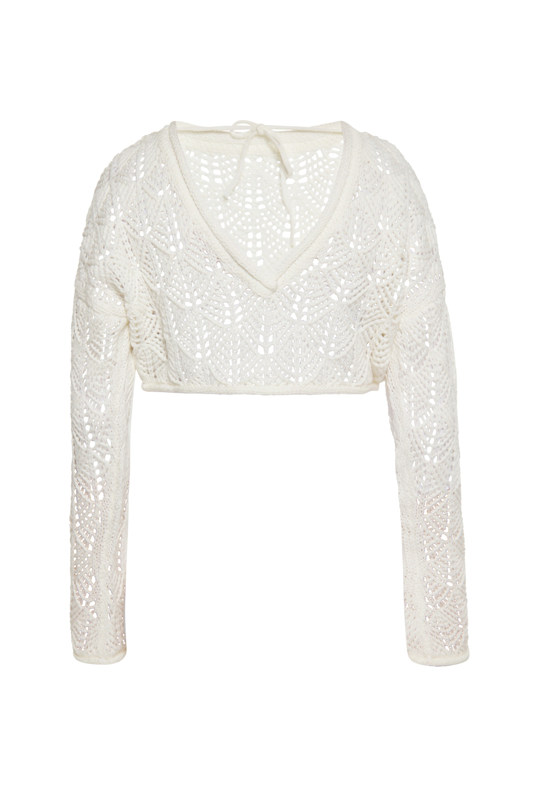 swirly Pullover in Weiß