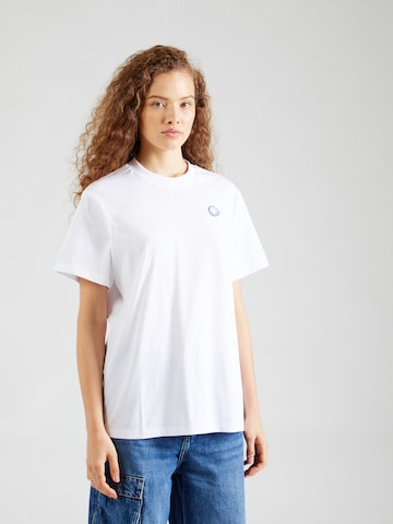 T-shirt HUGO Blue en blanc : devant