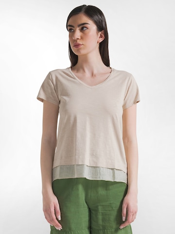 Maglietta di DEHA in beige: frontale