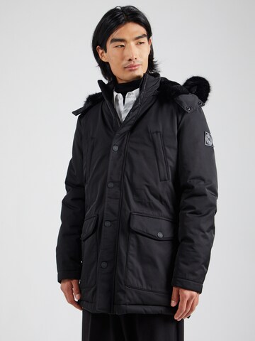GUESS Parka in Schwarz: Vorderseite