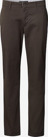yazubi Chino Pants 'Dustin' in Brown: front