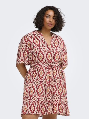 ONLY Carmakoma - Vestido 'CARAntonia' en rojo: frente