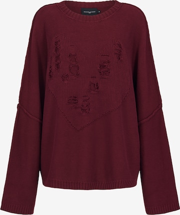 Magdeburg Los Angeles Sweatshirt in Rood: voorkant