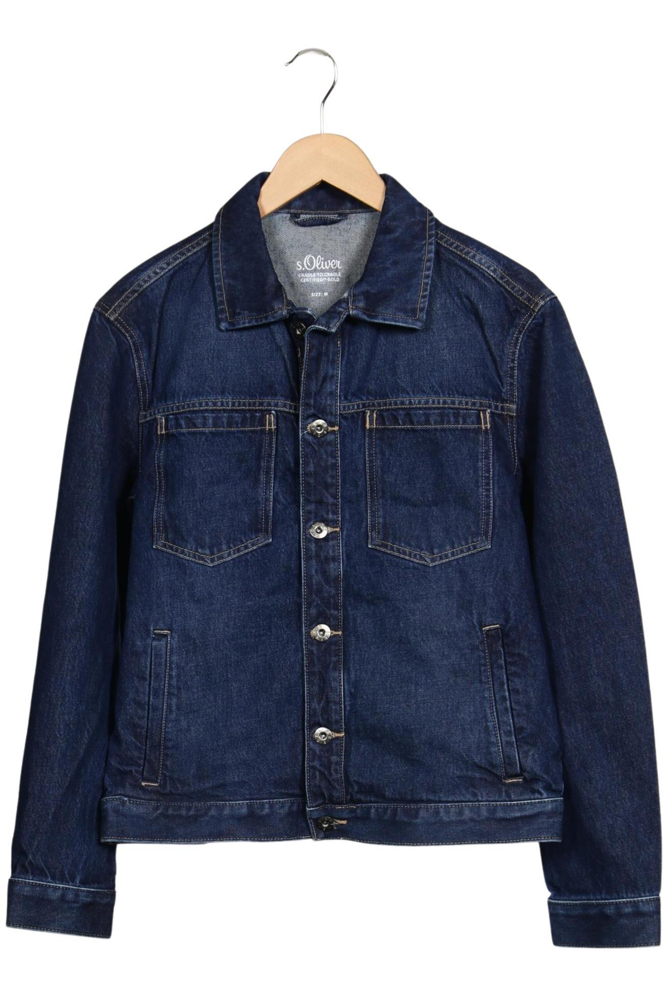 s.Oliver Jacket & Coat in M in Blue: front