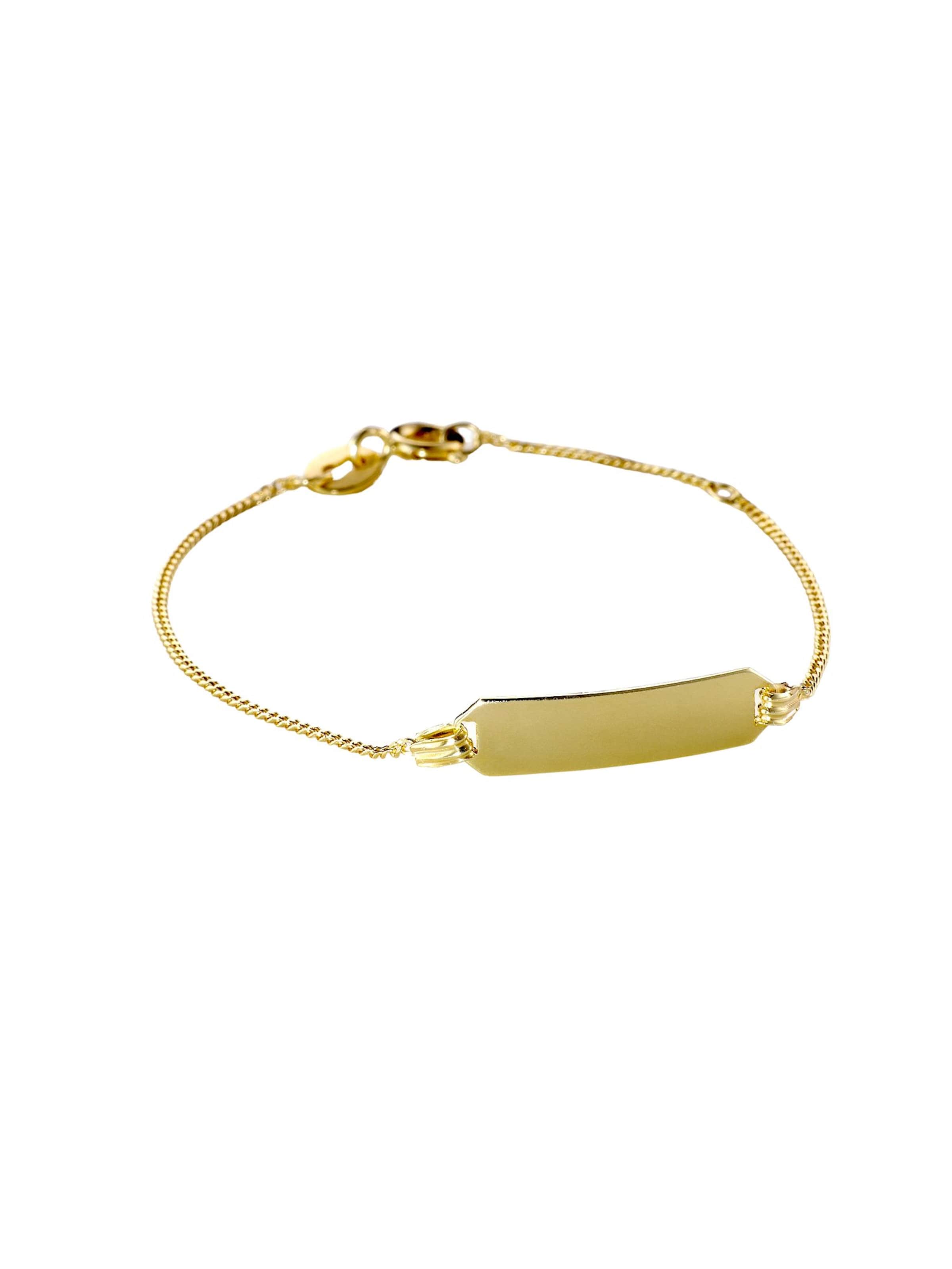 Lucardi Armband 'Klassisch' in gold, Produktansicht