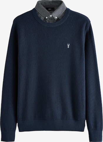 mėlyna Next Megztinis: priekis