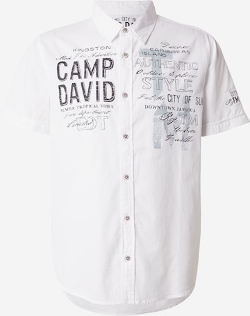 CAMP DAVID Regular Fit Paita värissä valkoinen: etupuoli