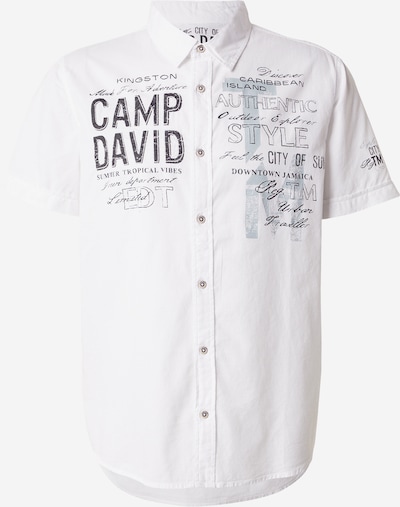 Marškiniai iš CAMP DAVID, spalva – opalo / juoda / balta, Prekių apžvalga