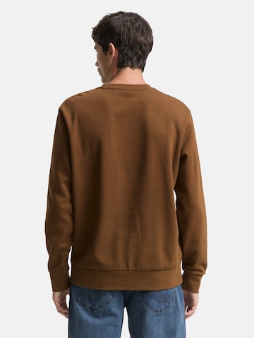 TOM TAILOR Sweatshirt in Bruin