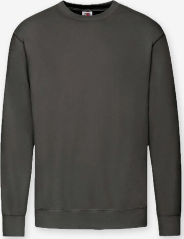 Felpa 'Crewneck sweatshirt' di FRUIT OF THE LOOM in grigio: frontale