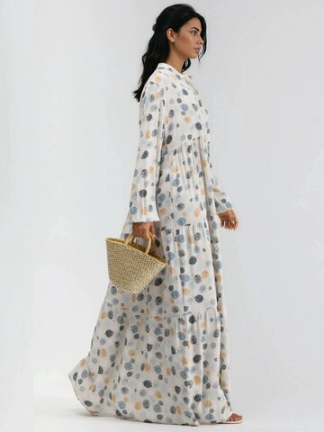 Hiccup Shirt dress in White