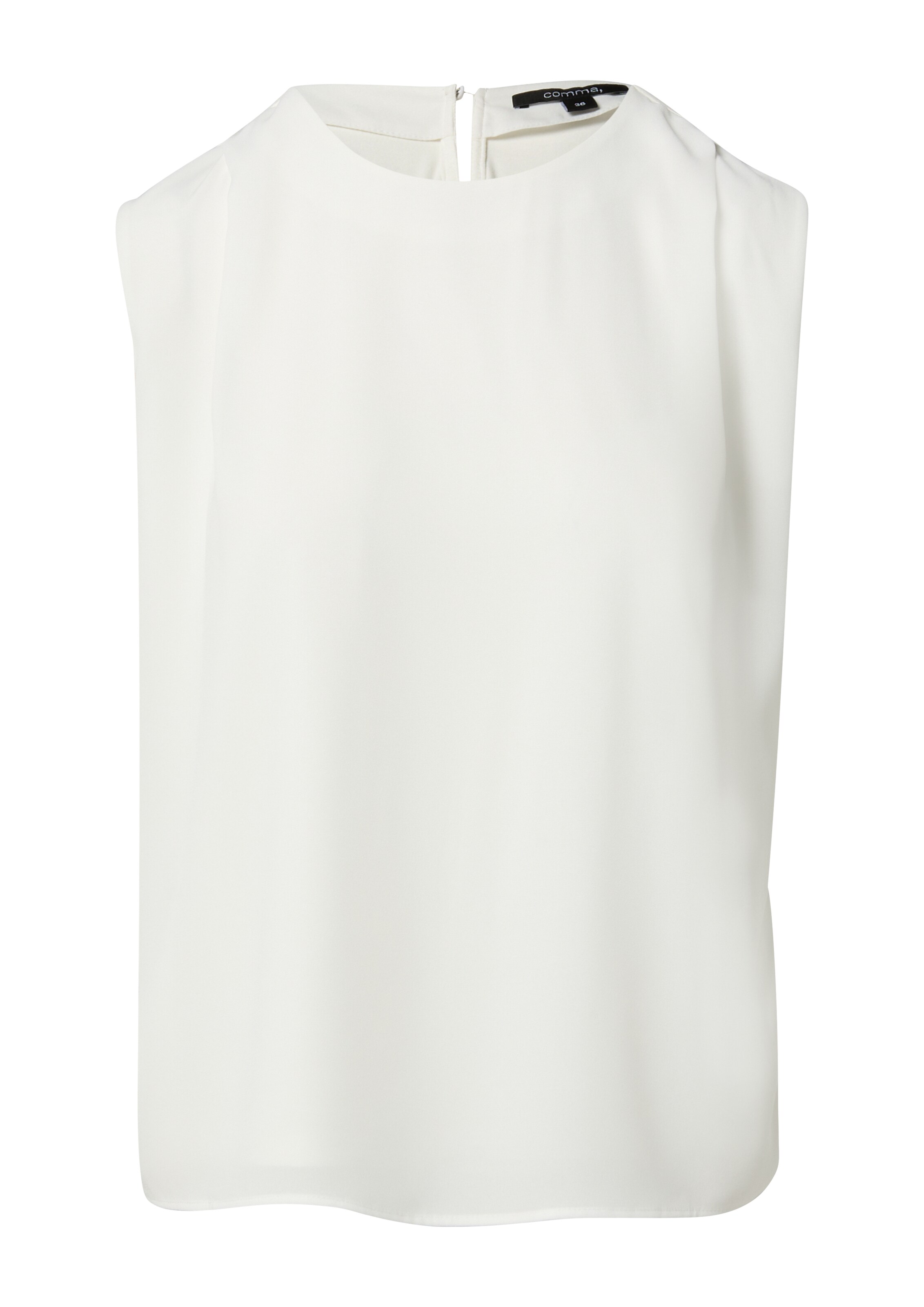 Chemisier COMMA en blanc : devant