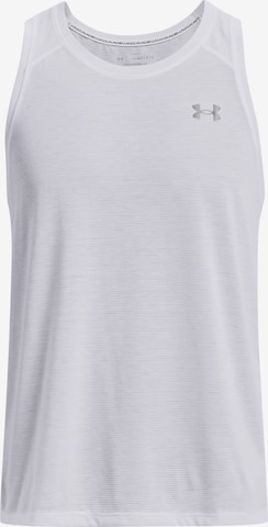UNDER ARMOUR Performance Shirt 'Streaker' in White: front