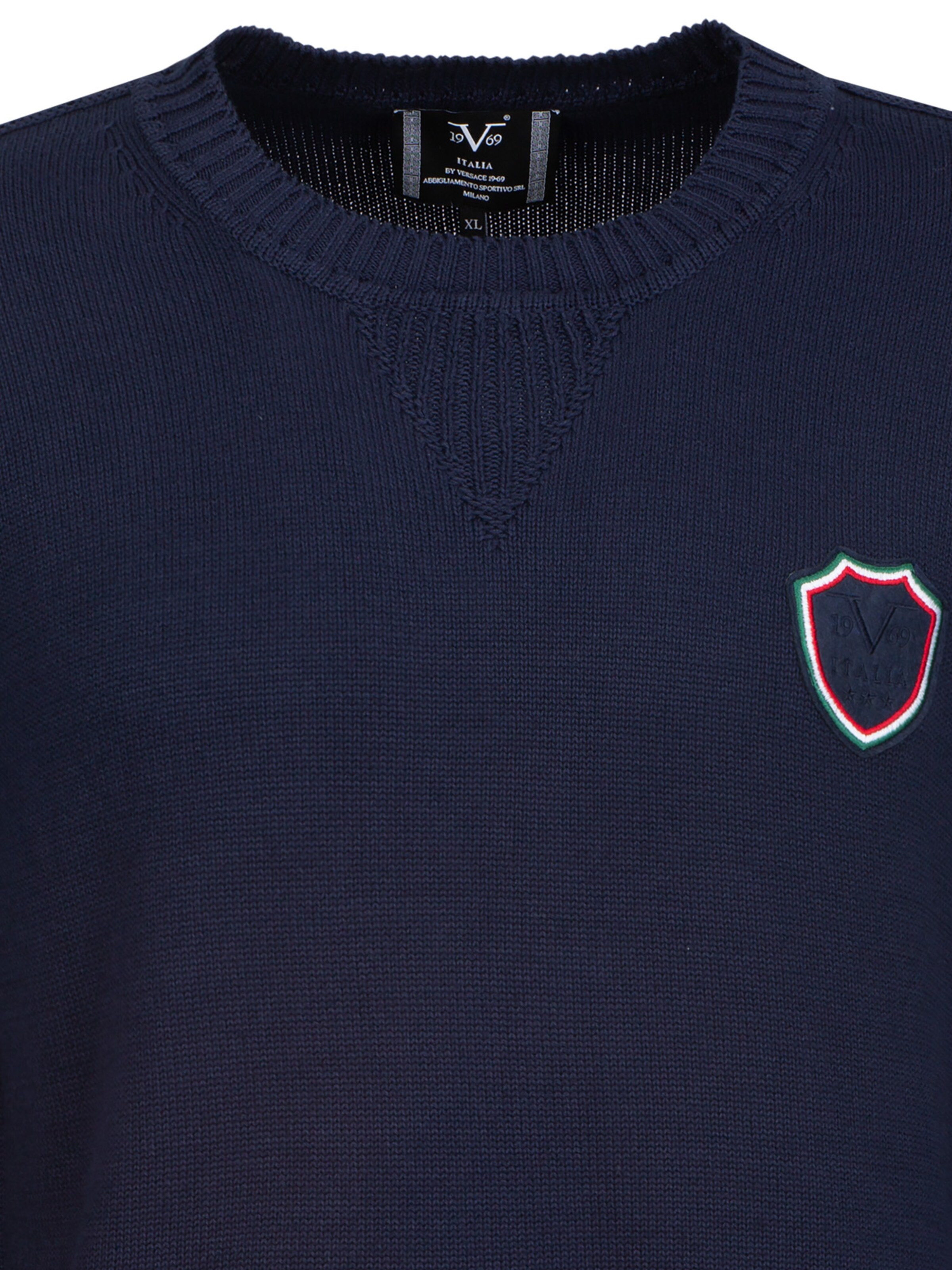 19V69 ITALIA Sweater 'Kris' in Blue