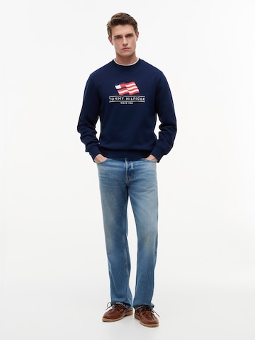 TOMMY HILFIGER Sweatshirt i blå