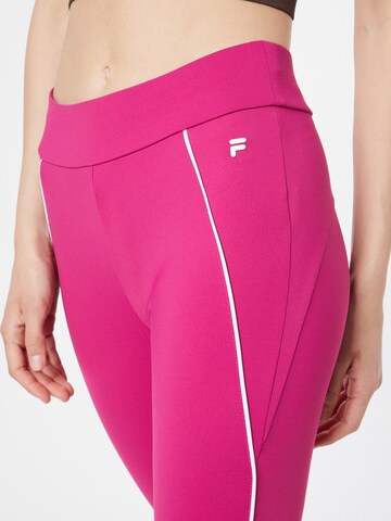 FILA Skinny Workout Pants 'Mia' in Pink