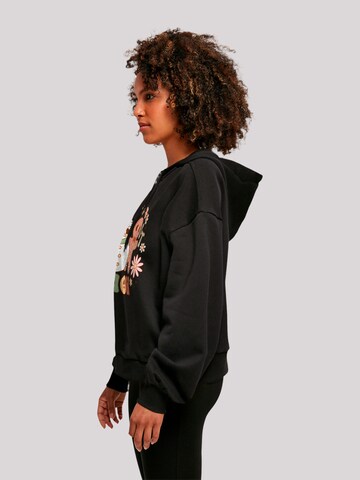 F4NT4STIC Sweatshirt 'Let It Snow Groovy Christmas Gingerbread' in Black