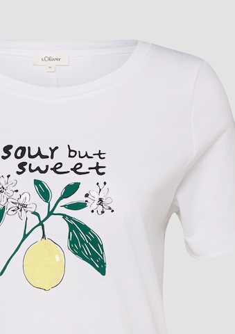 T-shirt s.Oliver en blanc