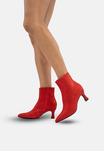 Salinyang Enkellaarsjes in Rood: voorkant